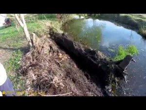 Вытащить топляк из речки