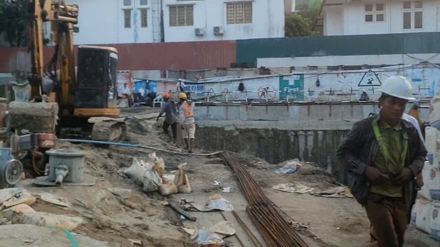 Мьянма. Янгон. Начало строительства умного дома. смотреть онлайн