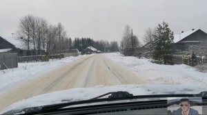 Зимняя дорога Ромахино Талица Гари Бобки Пермь Winter road Romakhino Talitsa Gary Bobka Perm