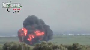 СИРИЯ вертолёт в огне.Syria - Helicopter in flames....