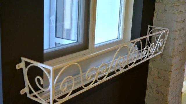 Из металла настенная подставка для ящика с цветами на веранде, Днепропетровск, в Днепре
