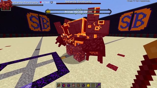 Archaic Sentinel Astemirs Forestcraft vs L_enders Cataclysm   Minecraft mob battle
