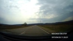 Коломна - Озёры - Кашира / Kolomna - Ozyory - Kashira 26/04/2015 (timelapse 4x)
