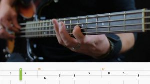 Chuck Berry - Johnny B. Goode | Bass Cover With Tabs in the Video
