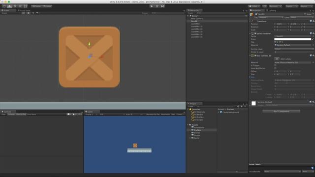Box Collider 2D in Unity - 2D Game Development With Unity