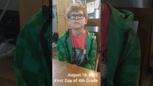 Hans' 4th Grade Interview // August 2022