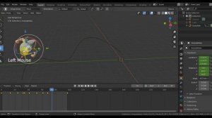 BLENDER 2.81 движение по кривой и настройка камеры
