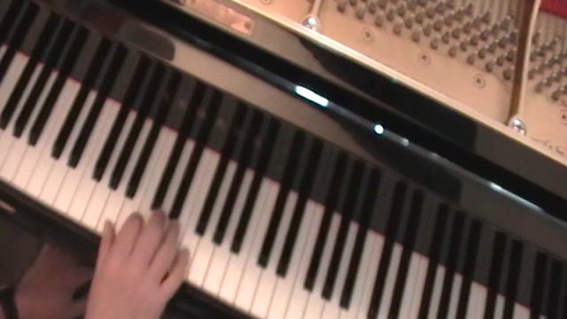 Fast easy pentatonic scale fingering for blues piano 15