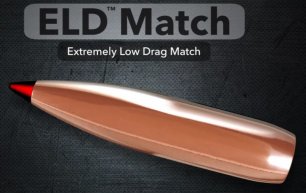 Hornady ELD-Match 30 168gr/10,9 грамм, ВС-0,523