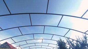 Своими руками (DIY): Арка навес из металлочерепицы на весь двор
