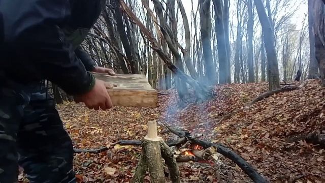 bushcraft . Wooden furniture @Wald-Bushcraft Бушкрафт . лісова мебель.