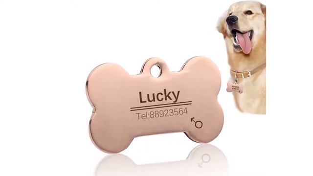 Заказные собачьи бирки в розовой золотой серебряной или черной гравир смотреть онлайн