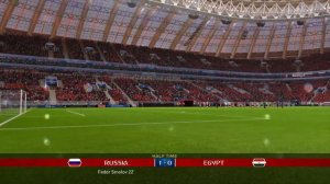 [PS4pro] FIFA18 World Cup mod DLC" A조러시아 VS 이집트"Saint Petersburg  2018 FIFA World Cup Russia) 시뮬레이션