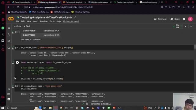 TK4 Bioinformatika & AI - Visualisasi Data Gene Expression Menggunakan PCA dan t-SNE (Python) смотреть онлайн