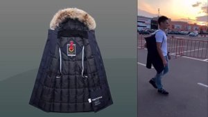 Куртка Мужская Зимняя АЛЯСКА, Мужская Парка Тёплая