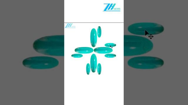 Natural turquoise 7*20mm oval-shape cabochon for Jewelry Making Fashion Design  20240328-05-08