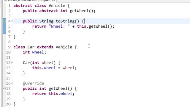 Factory Design Pattern in Java