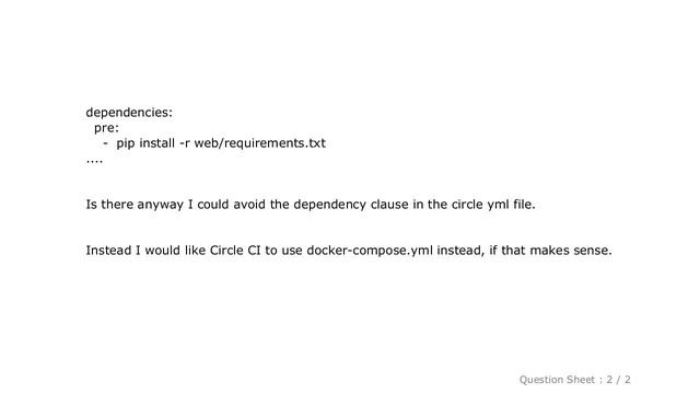Django : Can circle ci use docker-compose to build the environment смотреть онлайн