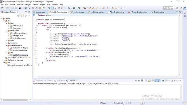 CRUD - ¿COMO INSERTAR DATOS A UNA BASE DE DATOS MYSQL EN JAVA? - PARTE I смотреть онлайн