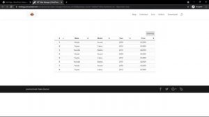 Manage DIVI tables using WP Table Manager