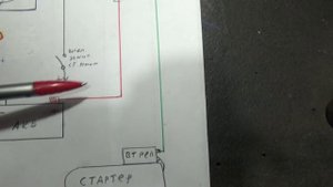 Блокировка стартера используя работу генератора.