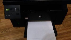 МФУ НР 1132 / тест лист. МФУ НР 1132 пробег  страниц.