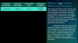 Difference Between Intel Processor Generations