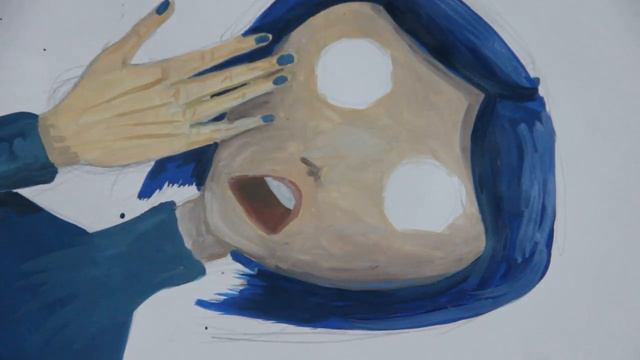 Рисую ,, Коралину в стране кошмаров''/ Процесс рисования №11. смотреть онлайн