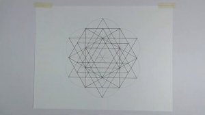 How to Draw a 64 Star Tetrahedron Grid | Sacred Geometry Drawing Tutorial