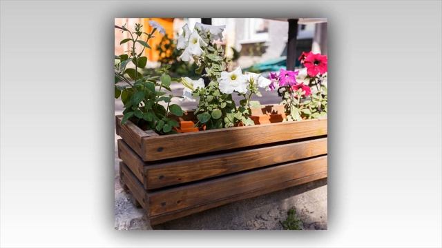 Клумбы из дерева, простые и не очень, 65 идей для вдохновения смотреть онлайн