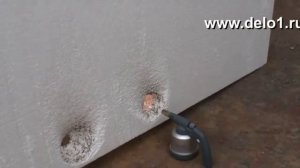 Как горит пенопласт