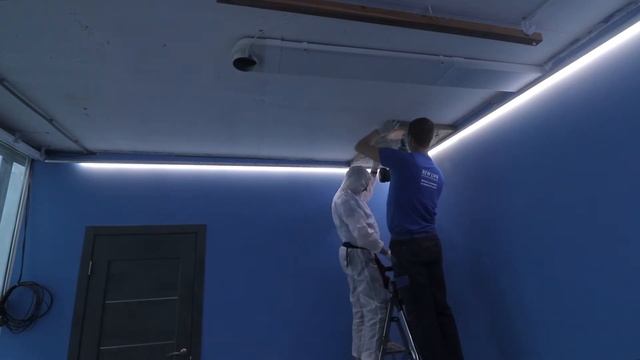Парящие натяжные потолки