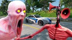 Escape From The Shy Guy (SCP-096) | Car Ride Chase | BeamNG Drive.