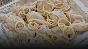 Шашлык из курицы в духовке.Как приготовить шашлык в духовке.