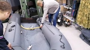 Отправляем лодку Таймень NX 3600 НДНД PRO графит/черный в г. Усинск. Охота 2021