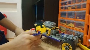 Обзор кабриолета для путешествий из Лего техник на пульте управления / LEGO TECHNIC самоделка