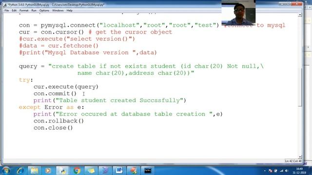 python projects for beginners with source code using MySql Database | Python project | Python CRUD