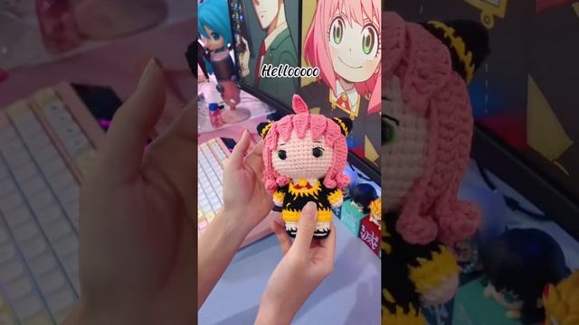 I crocheted Anya Forger ? #spyxfamily #anyaforger #anya #anime #amigurumi