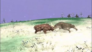 Elasmotherium vs Woolly Rhino| Prehistoric Beast Battle [S2E15] | SPORE