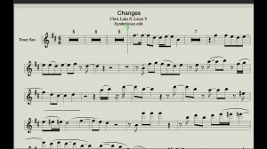 Chris Lake ft. Laura V – Changes (Sheet Music for Saxophone Tenor)