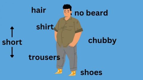 What do they look like? | Describe people | A1 listening practice