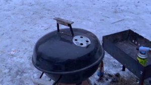 ГОТОВЛЮ БАРАНЬЮ НОГУ НА ОГНЕ