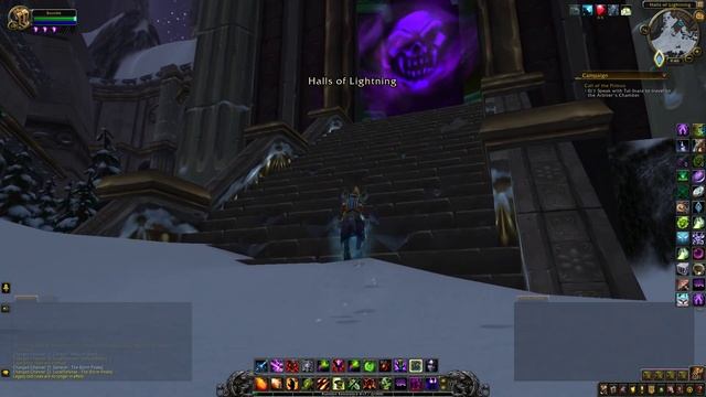 Halls of Lightning Entrance WoW Dungeon Location смотреть онлайн