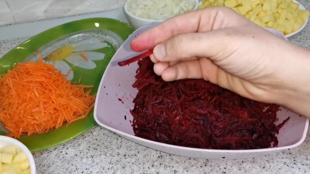 Настоящий домашний свекольник! Борщ со свеклой. смотреть онлайн