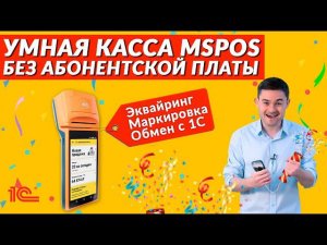 Умная касса MSPOS БЕЗ АБОНЕНТСКОЙ платы