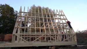 А-фрейм с аттиковыми стенами