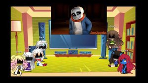 Undertale react to bold sans: gacha life
