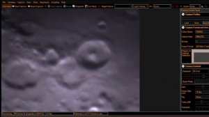 Moon through my Telescope - LIVE - #017