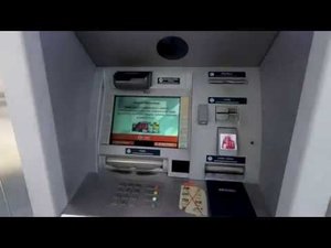 Как поменять наличные USD или EURO в уличном банкомате в Турции.