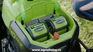 Аккумуляторная газонокосилка Greenworks GD40LM46SP